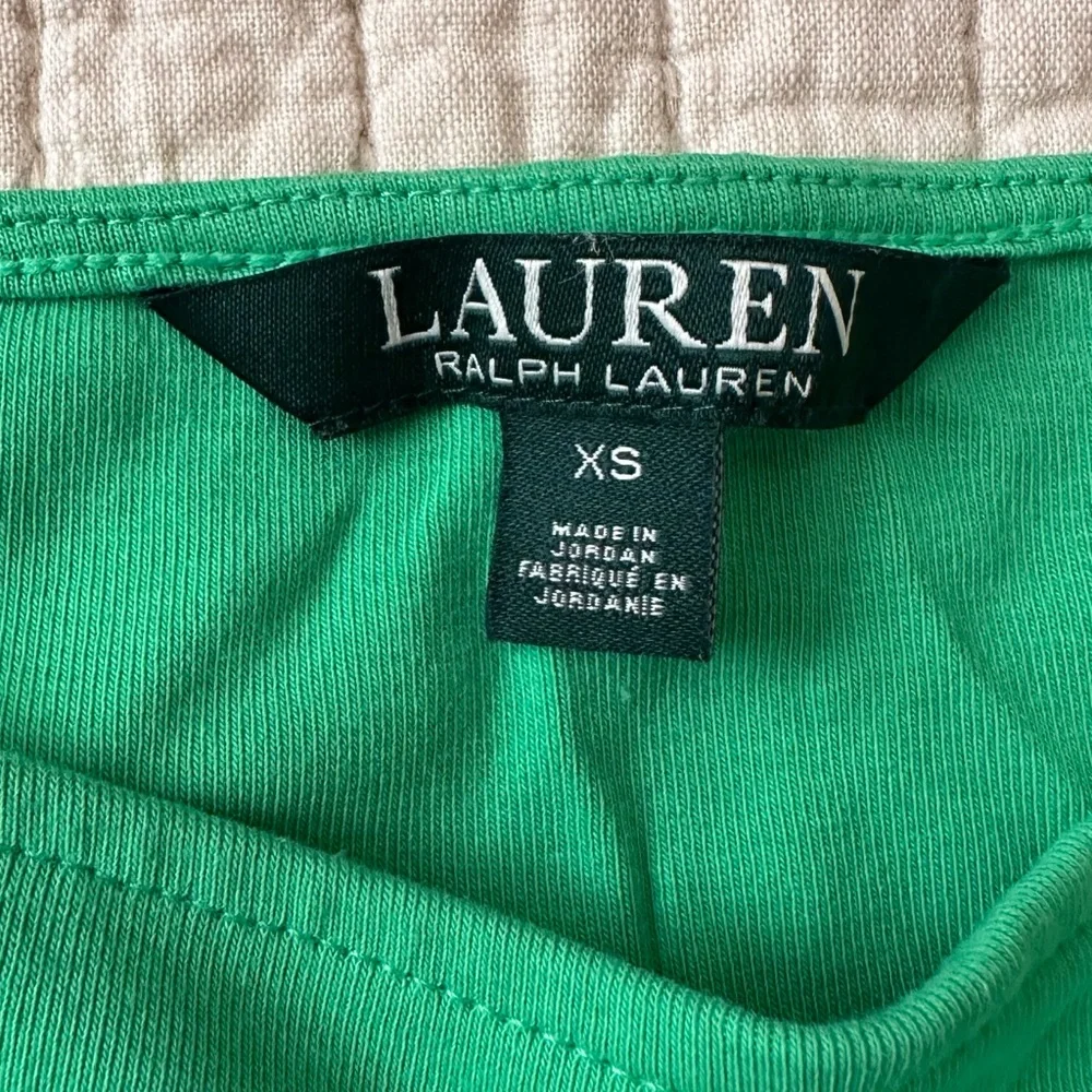 Ralph Lauren Vibrant Green Short Sleeve Top - Picture 3 of 6
